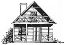 fotografia de casa de madera